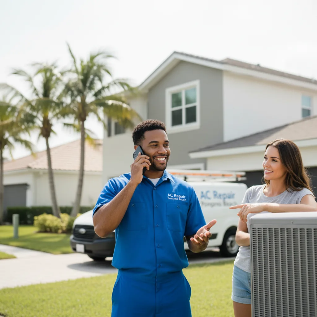 AC Repair Pompano Beach customer support in Oceanside